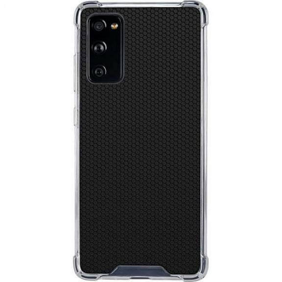 Skinit Textures Black Hex Galaxy S20 FE Clear Case