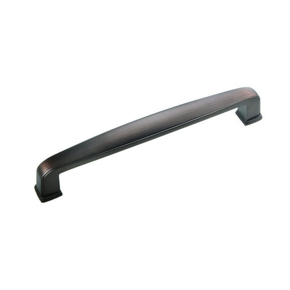 Utopia Alley Danbury Pull Handle - Decorative Cabinet Drop Pull Handles- Vintage Cabinet Hardware with Hand Finished Oil Rubbed Bronze - Metal Drawer Pull Handle, 5.0" Center to Center