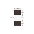 thumbnail image 2 of Covers & all Outdoor Clear Panel Curtain, 12 oz Vinyl Outdor Curtains for Patio, Waterproof & Weather Resistant Tarp with Brass Grommets for Pergola, Porch, Gazebos, Balcony (9' H x 4' W feet, Coffee), 2 of 6