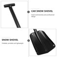 thumbnail image 3 of unbranded Black Aluminum Snow Shovel for Car Use with Detachable Handle for Easy Storage, 3 of 8