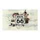 thumbnail image 4 of Póster de la Ruta 66, bandera de poliéster de 90 x 150 cm, decoración para coche, cueva de hombre, garaje, pub, club, pancarta, tapiz, Jemony, 4 of 5