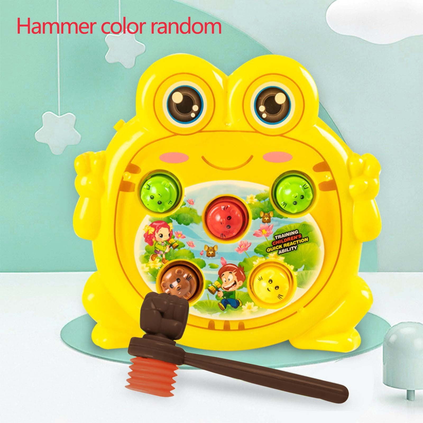 Jeu Tape-Taupe En Forme De Gâteau – Jeu De Marteau Mécanique, Sans Pile, Coordination œil-main 1-3 Ans