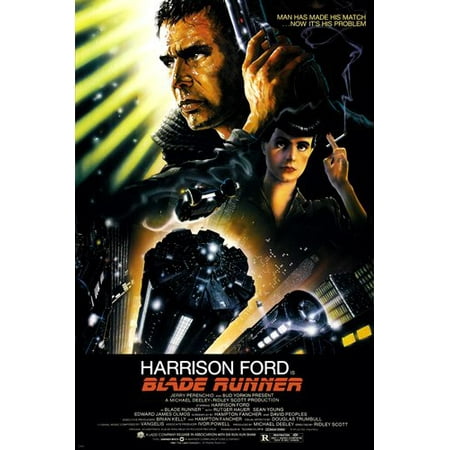 Blade Runner Movie Poster 24X36 Ridley Scott Starring Harrison Ford