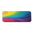 thumbnail image 1 of Abstract Computer Mouse Pad, Abstract Smooth Rainbow Inspired Curvy Lines Pattern Spiral Wavy Soft Spray Art, Rectangle Non-Slip Rubber Mousepad Large, 31" x 12" Gaming Size, Multicolor, by Ambesonne, 1 of 2