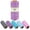 Purple and White, variant on Craft County 100% Cotton Twine Spools – 2-Ply Crafting Cord 1mm Thick in 410 ft (125m) – Black and White