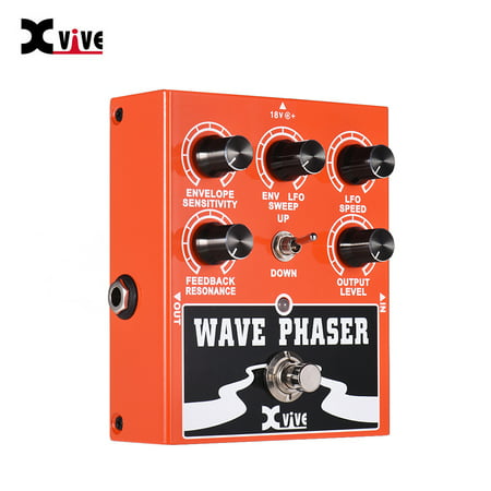XVIVE W1 Wave Phaser Guitar Effect Pedal True Bypass Full Metal (Best Guitar Phaser Pedal)