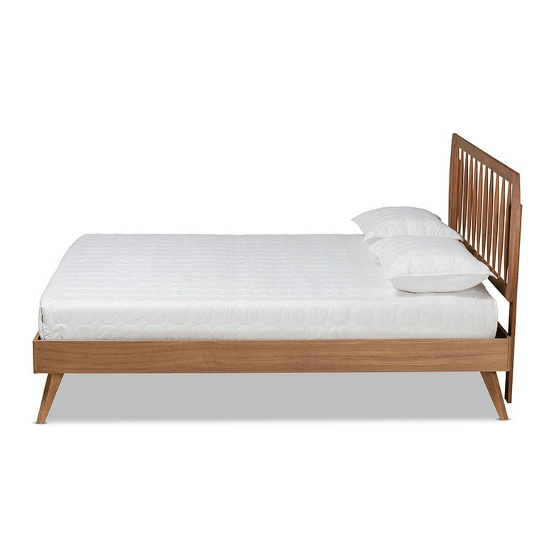 Baxton Studio Emiko Modern and Contemporary Walnut Brown Finished Wood King Size Platform Bed Baxton Studio Emiko Modern and Contemporary Walnut Brown Finished Wood King Size Platform Bed