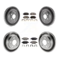 thumbnail image 1 of Transit Auto Front Rear Coated Disc Brake Rotors and Semi-Metallic Pads Kit for Car 2010 Pontiac G5 with Brakes KGF-100579, 1 of 11