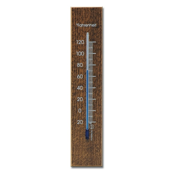 Wall Thermometer 7.8 inch Walnut Finish