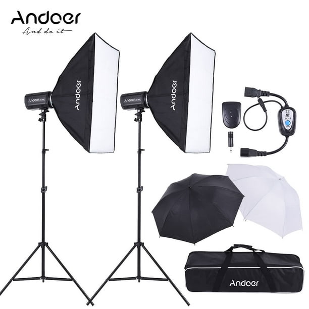Andoer MD300 Photo Studio Monolight Strobe Flash Light Softbox