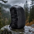 thumbnail image 3 of Backpack Rain Cover, Waterproof 100% Polyester Protector with Adjustable Elastic Strap, Fits 20L-80L Backpacks for Hiking Cycling Commuting Travel Daily Use, 3 of 6