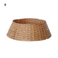thumbnail image 4 of Wweixi Durable Water Hyacinth Christmas Tree Base With Exquisite Warm Style Easy To Assemble Hand Woven brown trumpet, 4 of 6