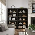 thumbnail image 3 of 5 Tier Bookcase, Farmhouse Book Shelf with Storage Open Display Bookshelves, 67.4" Tall Book Case Wooden 5 Shelf Bookcase Home Decor Furniture for Home Office, Living Room, Bed Room, 3 of 9