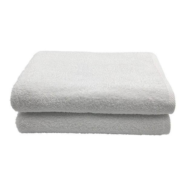 Toallas de Medio baño | Secado Rápido | Línea Hotelera | Algodón (Blanco)