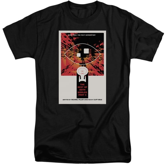 Star Trek Tng Season 4 Episode 1 Adult Tall T-Shirt 18/1 T-Shirt Black