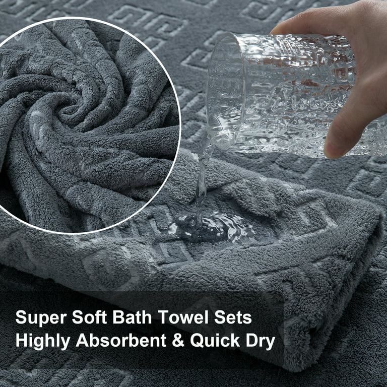 Green Essen 8 Pack Extra Large Bath Towel Set 35x 70 Highly