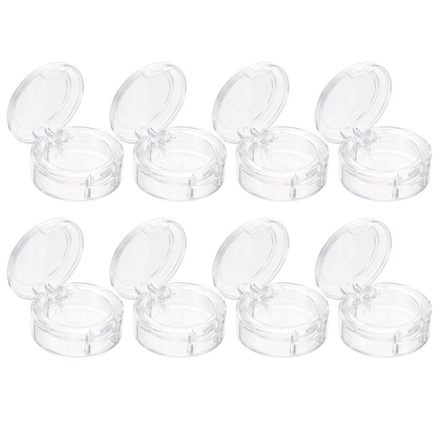 Weiweiguan 8pcs Eyeshadow Storage Box Cosmetic Makeup Organizer Holder for Home (White)