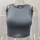 thumbnail image 4 of Túnica camisetas sin mangas para las mujeres Mujeres Sexy sin mangas de cuello Racerback recortadas Tank Tops Trendy Cute Teen Girls Neck Crop Tops Chaleco (BU1, XL), 4 of 7