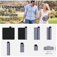 thumbnail image 5 of Solvanta Extra Large Outdoor Picnic Blanket, 80 X 80 Inches (Approx. 20.8 X 20.8 Cm), Waterproof Foldable Plaid Mat Suitable For Beach Camping Park Lawn, 5 of 10