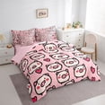 thumbnail image 3 of Castle Fairy Teens Kawaii Pig Twin Bedding Sets,Cartoon Farmhouse Bedding Comforter Set, 3 of 8