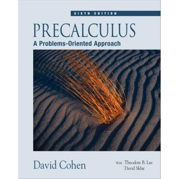 Pre-Owned Precalculus: A Problems-Oriented Approach (with CD-ROM and iLrn Tutorial) (Hardcover) 0534402127 9780534402129