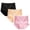 Pink, variant on ZHENHONG Postpartum Underwear 3pcs Hot High Waist Ladies Ladies Postpartum Tummy Tucking and Hip Lifting