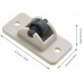 thumbnail image 2 of nipocaio Remplacement Universel pour Porte-Rouleau de Toilette à Ressort en Plastique, Argent, 16cm, 2 of 5