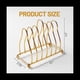 thumbnail image 5 of 6 Posavasos AcríLicos de LáMina Dorada con Soporte, Juego de Posavasos para Barra de ProteccióN de Mesa, DecoracióN de Cocina para el Hogar, 5 of 5