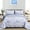 Blue, variant on Dintszyayue Botanical Queen Size Quilt Set Blue,3Pcs Plants Pattern Sketch Soft Bedspread Set Adult(90"x96")