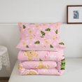 thumbnail image 5 of Manfei Merry Xmas Queen Comforter Set,Cute Ball Comforter Sets Queen,Pink Reversible,3pcs,1 Comforter and 2 Pillowcases, 5 of 7