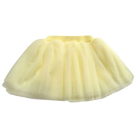 

TAIAOJING Ballet Tulle Tutu Skirt for Little Girls Toddler Dress Summer Fashion Casual Princess Dress Tutu Mesh Skirt Outwear Solid Colour 3-4 Years