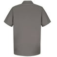 thumbnail image 3 of Red Kap Men's Short Sleeve Wrinkle-Resistant Cotton Work Shirt, 3 of 4