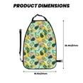 thumbnail image 6 of Kdxio Avocado Print 2 Pack Car Kick Mat Seat Cover Back Protector Mat with Pockets for Organizer Backseat Protector and Storage Anti Kick Pad for Vehicles, 6 of 6
