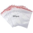 thumbnail image 1 of Sacs en Plastique Transparents Refermables, Sac Fermeture à Glissière Lock Réutilisable Solide, Épaississement et Durable, s'Applique au Rangement de la Papeterie de Bureau 22x32cm 100 Pcs, 1 of 5