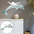 thumbnail image 3 of Arte de pared Soledad escultura de arte de pared decoración para colgar en placas de pared dormitorio tema playa, 3 of 8
