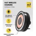 thumbnail image 2 of MEMSQRWD MagicMount Elite Soporte magnético de Carga inalámbrica para salpicadero de Coche/Parabrisas con Cargador de Coche USB-C rápido, Soporte para teléfono Celular Coatible con MagSafe, 2 of 5