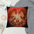 thumbnail image 2 of Creowell Tomato Slice Four Seasons Universal Throw Pillow Cover Bed Sofa Pillow Home Decoration 22x22in, 2 of 5