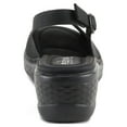 thumbnail image 3 of Flexus Women's MAYBERRY Slingback Wedge Sandals Black EU 36 / US 5.5 - 6, 3 of 5