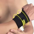 thumbnail image 3 of CNKOO 1 Pce Support de Poignet de Sport Long en Nylon Élastique Réglable pour Musculation Entraînement Physique Bracelet de Protection pour Entorse de Gym, 3 of 12