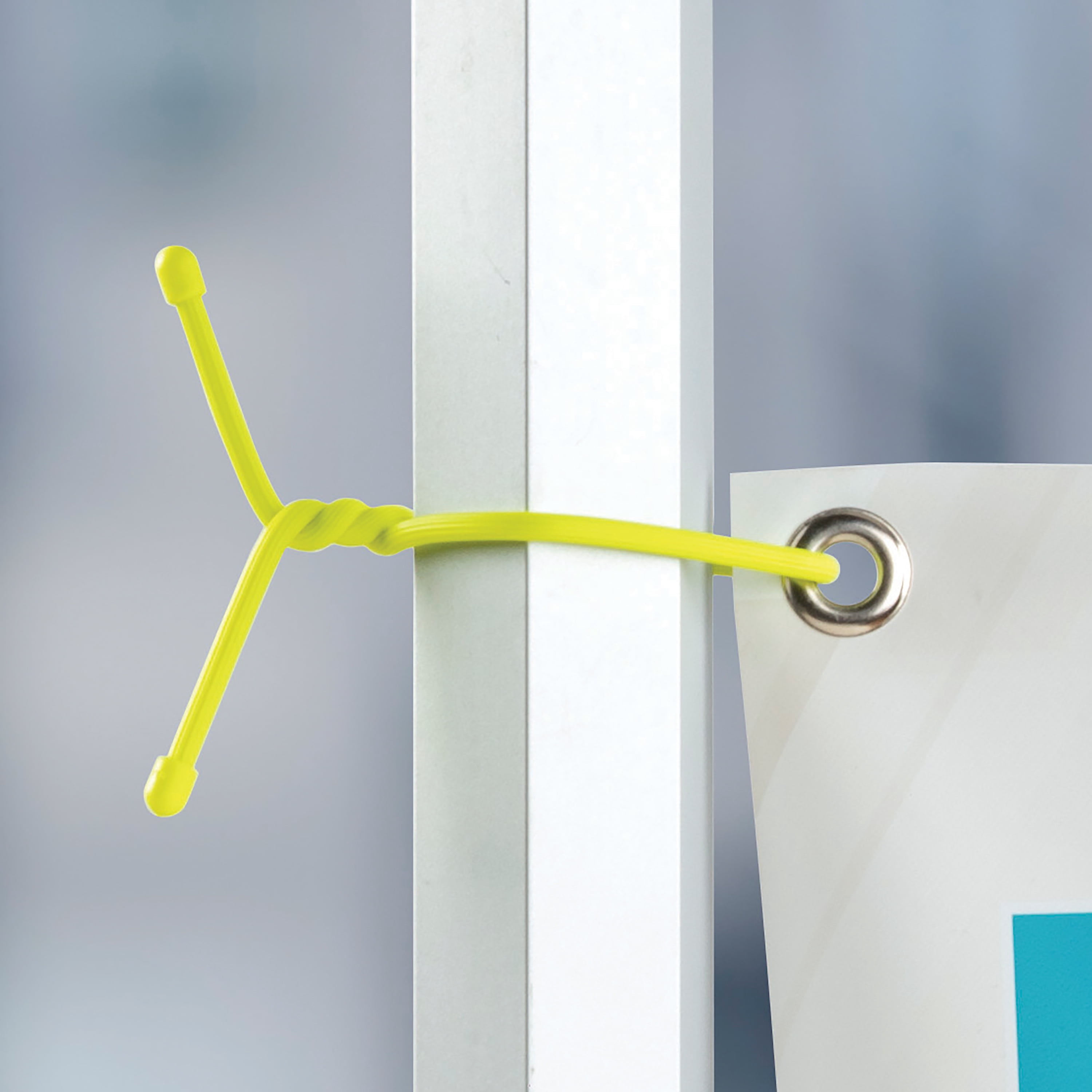 (3 pack) Nite Ize Gear Tie Reusable Rubber Twist Tie 12 in. - 2 pack - Neon Yellow