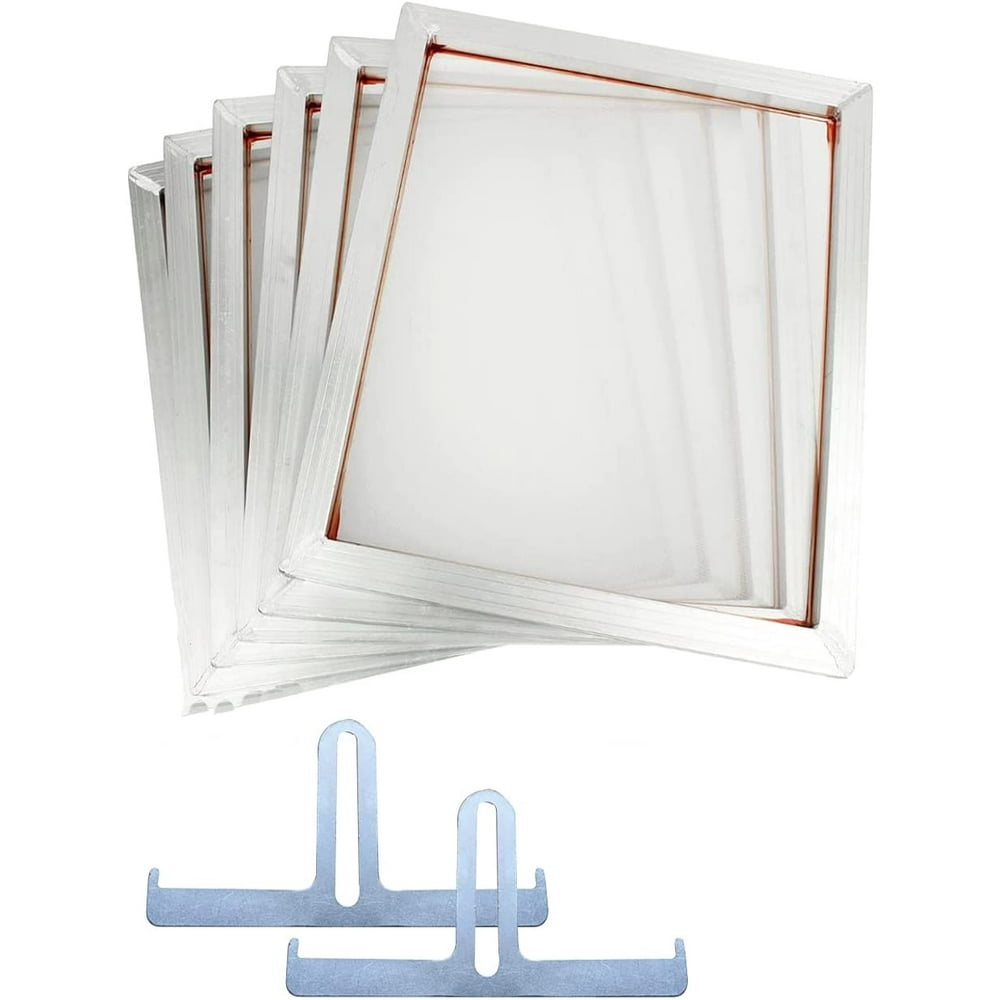 INTBUYING 6PCS 8"*10" Aluminum PreStretched Silk Screen Printing Frame