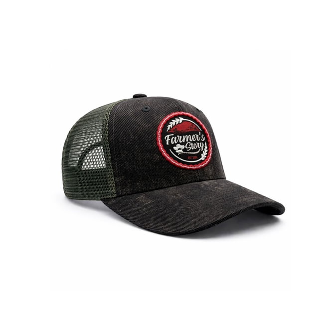 KNITE Gorra Farmer Wheat Negro Trucker Hombre Ajustable Estilo Rancher Original