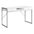 thumbnail image 2 of Compact white computer desk | Suitable for home office laptop work | Finished on all sides for versatility, 2 of 2