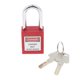 thumbnail image 1 of de seguridad con bloqueo, puerta de pequeña sala, cobertizo de cochera, de armario de Rojo 1 Baoblaze Candado con llave, 1 of 8