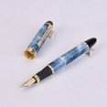 thumbnail image 2 of Ballpoint Pens, Stunning Metal Pen with Golden Trim, Best Ball Pen Gift for Men & Women, Professional, Executive, Office, with 0.5mm Extra Refill, 2 of 3