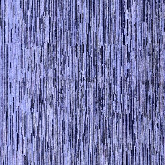 Ahgly Company Machine Washable Indoor Square Abstract Blue Modern Area Rugs, 4' Square