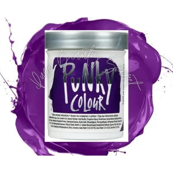Jerome Russell PUNKY COLOUR Semi Permanent Conditioning Color 3.5 oz - Plum (97467)