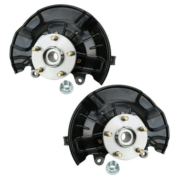 TRQ Steering Knuckle Assembly Kit Fits 2014-2017 Toyota Corolla BHA33270