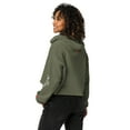 thumbnail image 3 of OE Love Crop Hoodie (Military Green, S), 3 of 3