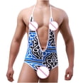 thumbnail image 4 of LSLJS Men Combinaison Sculptante Décontractée Mode Imprimée Sexy Underwear, Mens Underwear, 4 of 9